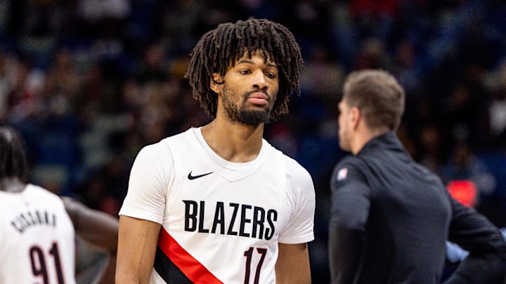 The Portland Trail Blazers and guard Shaedon Sharpe are favored on Sunday.