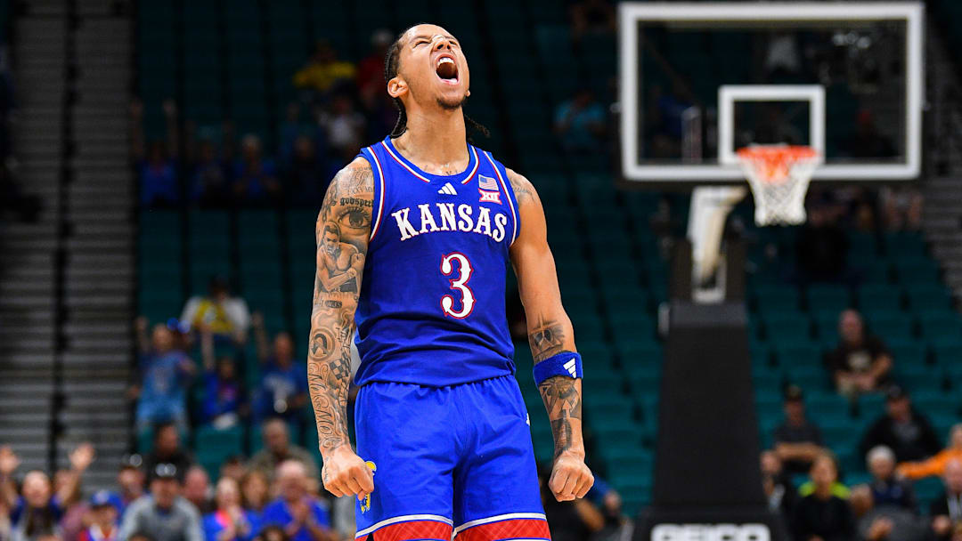 Kansas basketball player Tre White Kansas basketball player Tre White