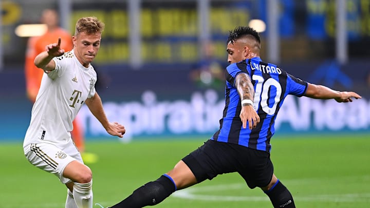 Joshua Kimmich (left) and Lautaro Martínez (right) were on the pitch the last time Bayern Munich and Inter Milan faced off.