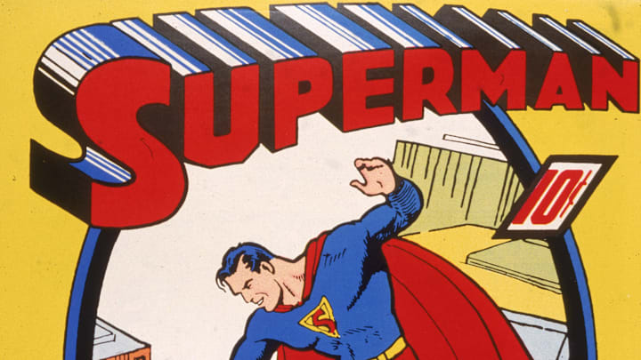 'Superman' Comic Book Cover 'Superman' Comic Book Cover