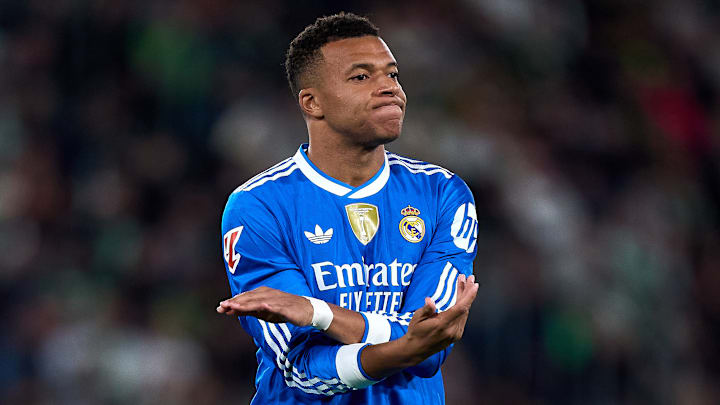 Kylian Mbappe hat gegen Olympiakos viermal getroffen 