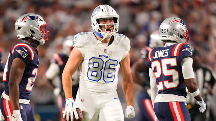 Buffalo Bills tight end Dalton Kincaid. Buffalo Bills tight end Dalton Kincaid.