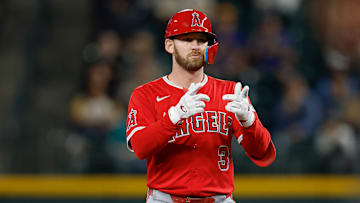 Los Angeles Angels outfielder Taylor Ward