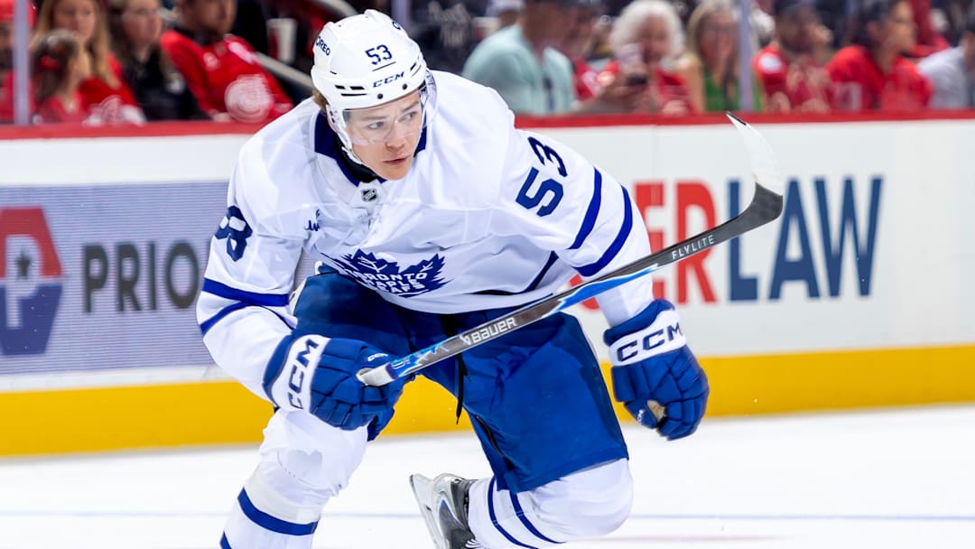 Toronto Maple Leafs prized rookie Easton Cowan has no other place in the team's lineup but on the top unit.