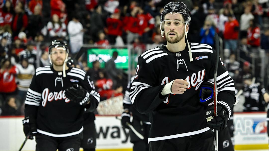 New Jersey Devils defenseman Brendan Smith (2). Mandatory Credit: John Jones-Imagn Images