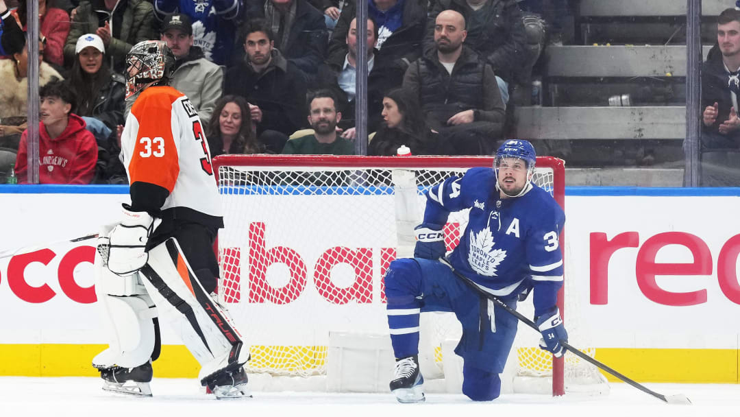Auston Matthews netted a natural hat trick in the last Flyers & Leafs meeting en route to a Toronto 4-3 victory in overtime