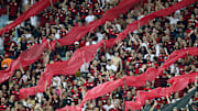 Torcida do Flamengo no Maracanã. 