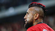 Vidal está em recuperação da lesão sem data de retorno definida