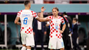 Modric con la selección croata
