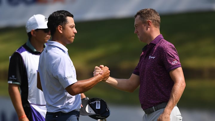 Xander Schauffele and Justin Thomas will be two of the four participants of the new Skins Game on Nov. 28. Xander Schauffele and Justin Thomas will be two of the four participants of the new Skins Game on Nov. 28.