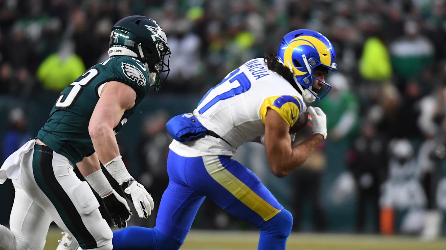 Nacua celebrating TD