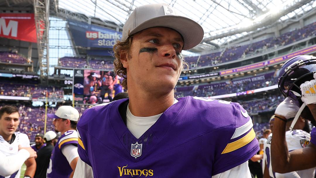 Minnesota Vikings quarterback J.J. McCarthy