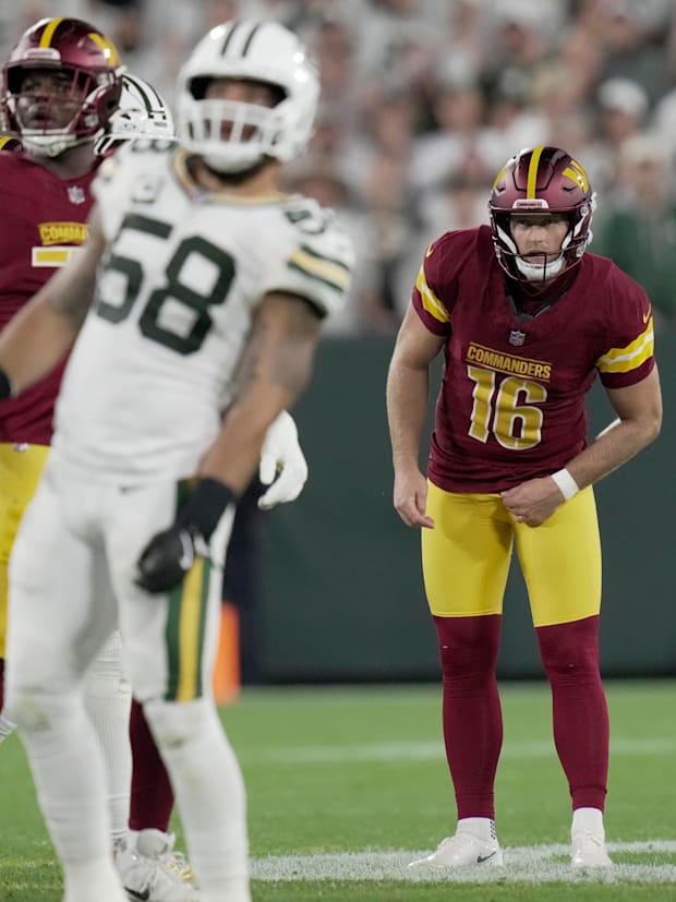 Washington Commanders place kicker Matt Gay (16).