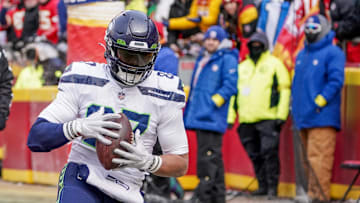 Seattle Seahawks tight end Noah Fant