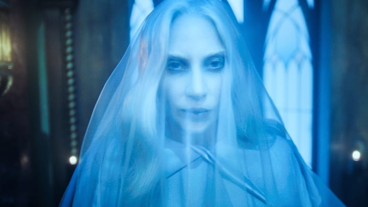 Wednesday. Lady Gaga as Rosaline Rotwood in episode 206 of Wednesday. Cr. Courtesy of Netflix © 2025