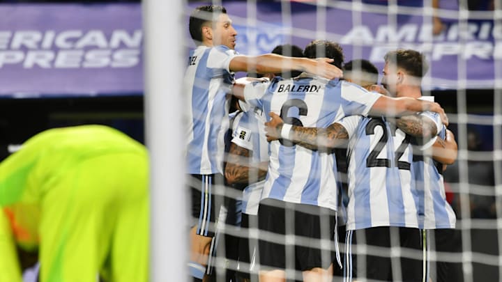 Argentina secured three points in World Cup Qualifying action vs. Peru Argentina secured three points in World Cup Qualifying action vs. Peru