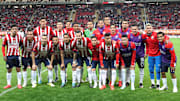 Toda la plantilla de Chivas previo al duelo contra Toluca.
