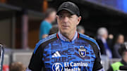 Feb 22, 2025; San Jose, California, USA; San Jose Earthquakes owner John Fisher before the game against Real Salt Lake at PayPal Park. Mandatory Credit: Darren Yamashita-Imagn Images