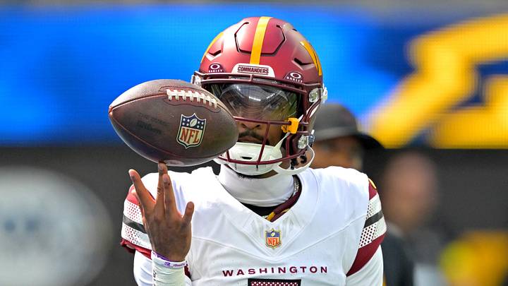 Washington Commanders quarterback Jayden Daniels