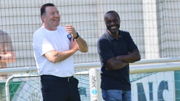 Marc Wilmots mit Ben Manga