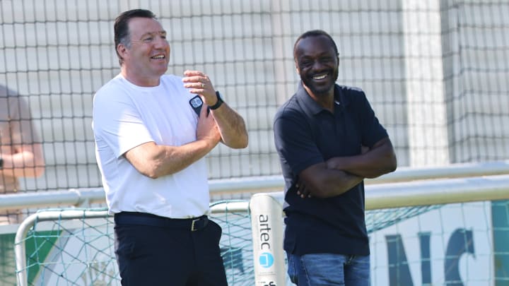 Marc Wilmots mit Ben Manga