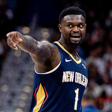 New Orleans Pelicans forward Zion Williamson.