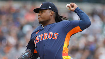 Houston Astros pitcher Framber Valdez