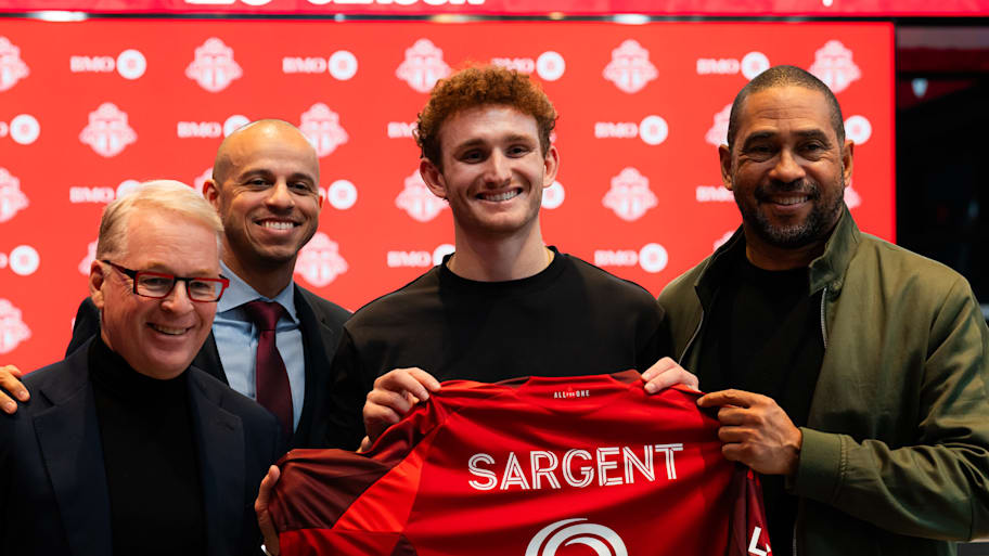Toronto FC unveils their new signing Josh Sargent.