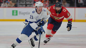 The total is set at 5.5 for Tuesday night NHL action between the Panthers and Lightning.