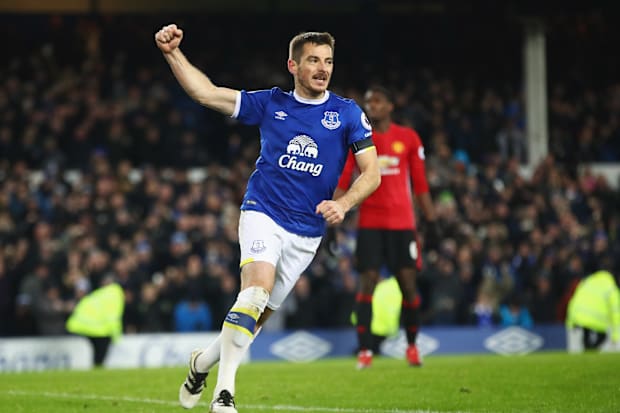 Leighton Baines was a regular scorer of set-pieces.