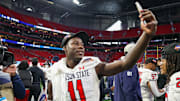 Jackson State Tigers transfer wide receiver Isaiah Spencer (11) has received an offer from the Utah Utes.