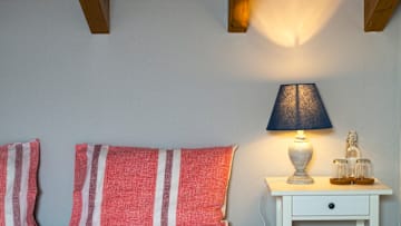 Interior of a guest room at Pure Flor de Esteva B&B in Vila...