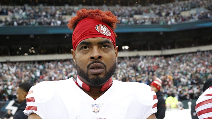 San Francisco 49ers wide receiver Jauan Jennings (15)