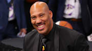 LaVar Ball in attendance at the NBA Draft. 