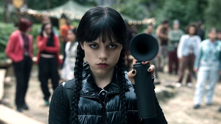 Wednesday. Jenna Ortega as Wednesday Addams in episode 203 of Wednesday