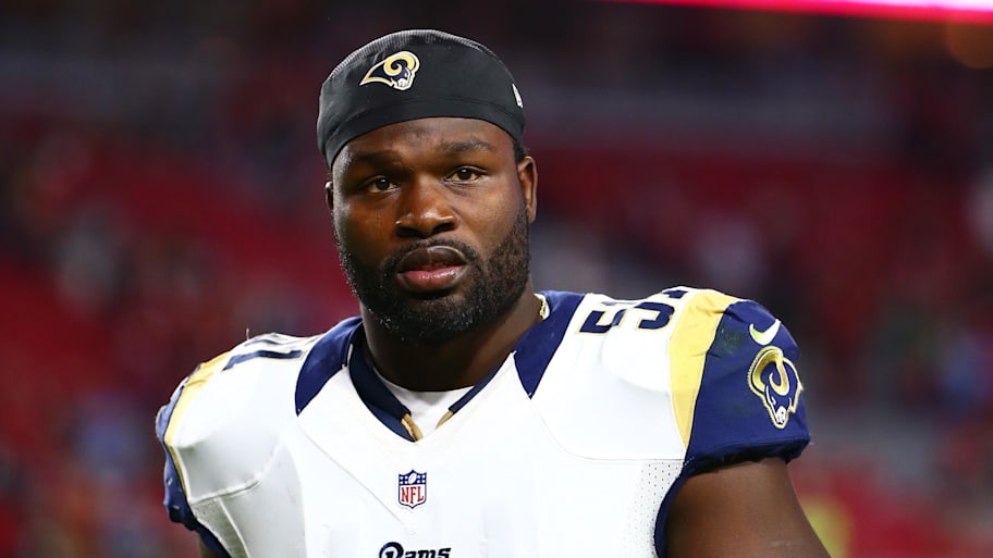 McFadden played for the Steelers (2012), Raiders (’13) and Rams (above, ’14)