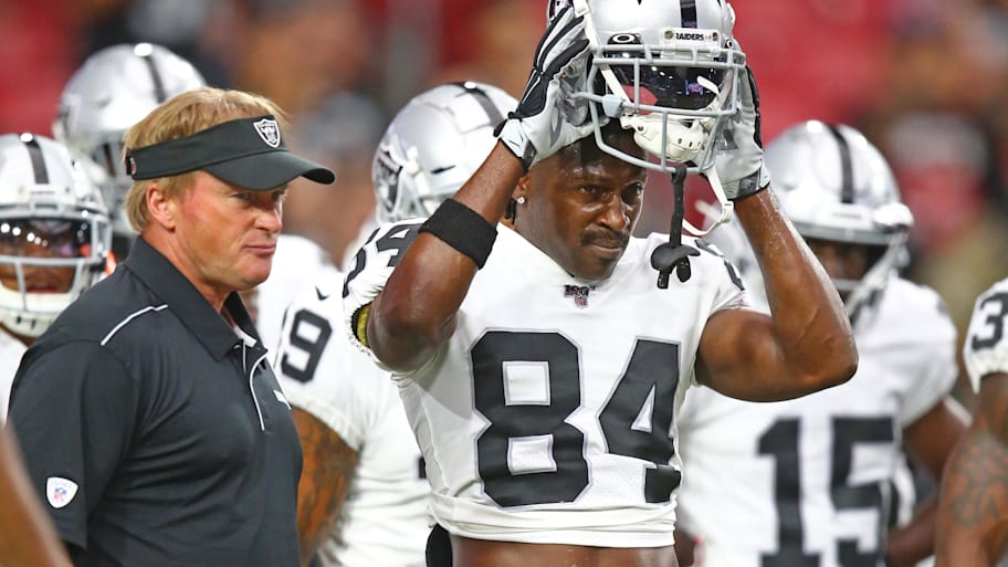 Jon Gruden and Antonio Brown