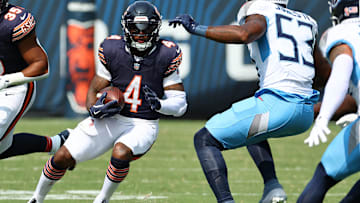 Chicago Bears running back D'Andre Swift 