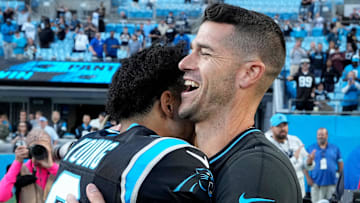 Bryce Young and Dave Canales