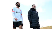 Gomez lasted just ten minutes of Liverpool's FA Cup tie with Plymouth