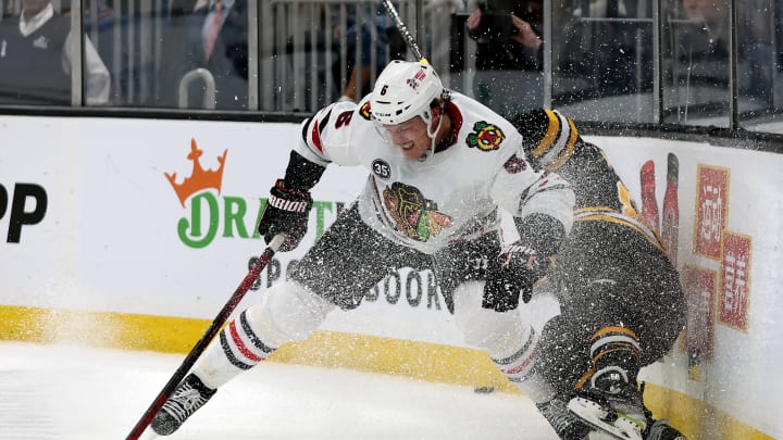 Chicago Blackhawks v Boston Bruins