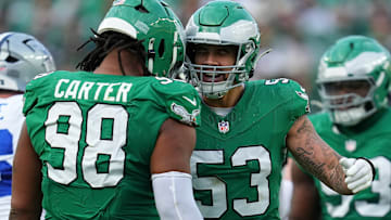 Jalen Carter and Zack Baun against the Cowboys