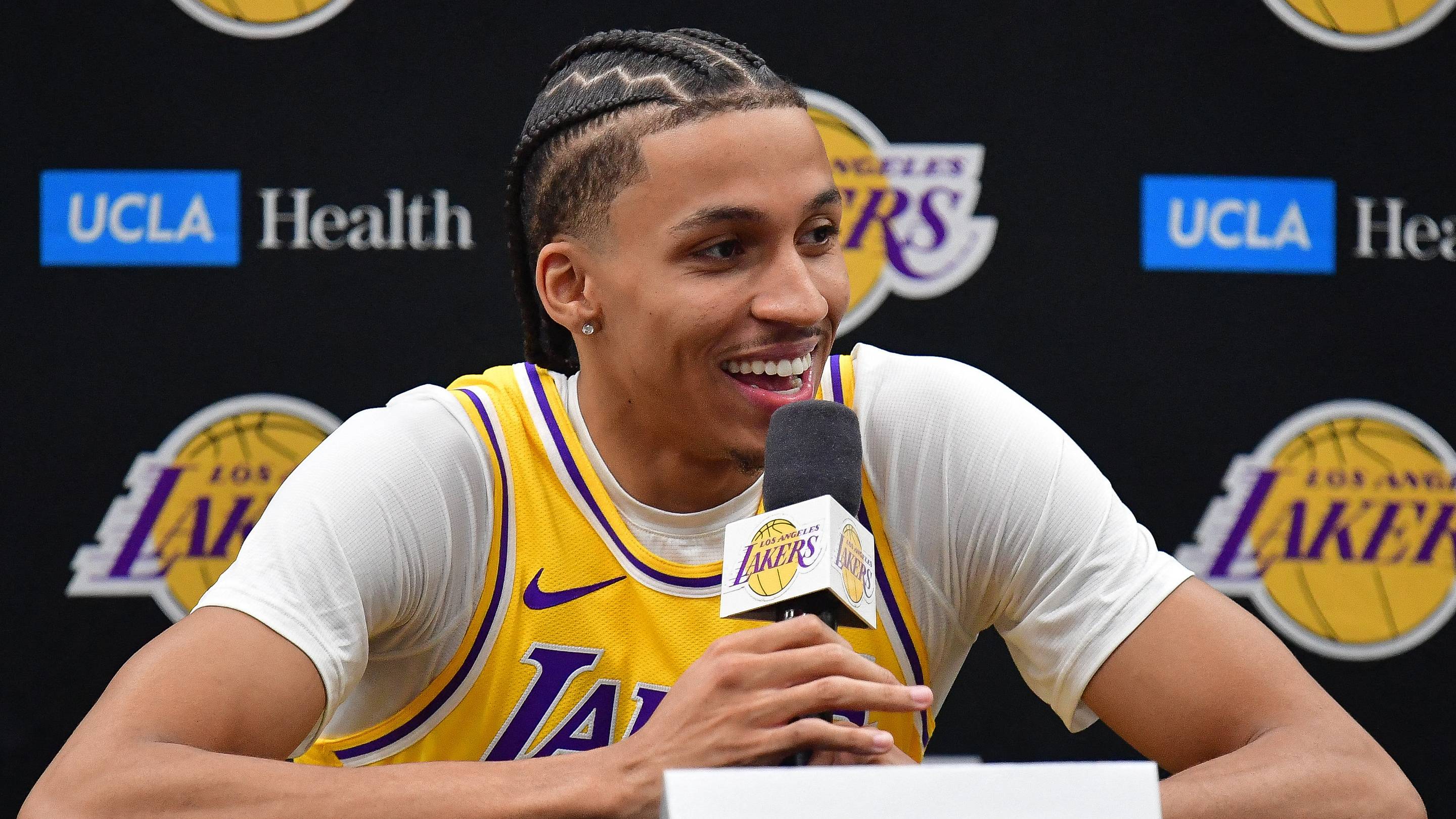 Cameron Carr’s dedication to the weight room is exactly what the Lakers want to see