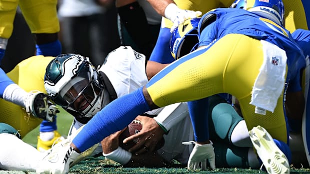 Philadelphia Eagles quarterback Jalen Hurts