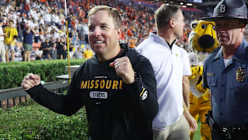 Missouri Tigers head coach Eli Drinkwitz