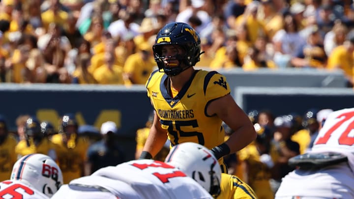 West Virginia University linebacker Reid Carrico West Virginia University linebacker Reid Carrico