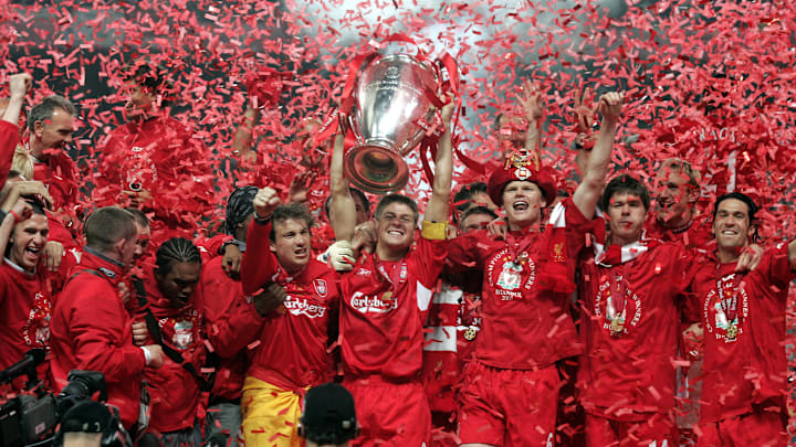 Steven Gerrard, John Arne Riise, Xabi Alonso, Luis Garcia