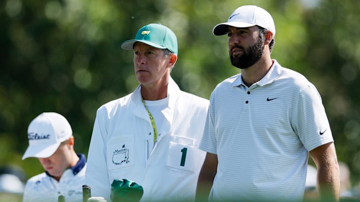 The Masters, Scottie Scheffler and caddie Ted Scott