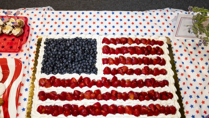 American Flag Cake