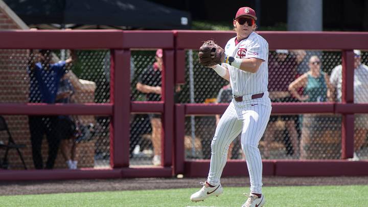 Florida State baseball competes in a first round Tallahassee Regional game against Bethune-Cookman for the NCAA College World Series at Dick Howser Stadium Friday, May 30, 2025.